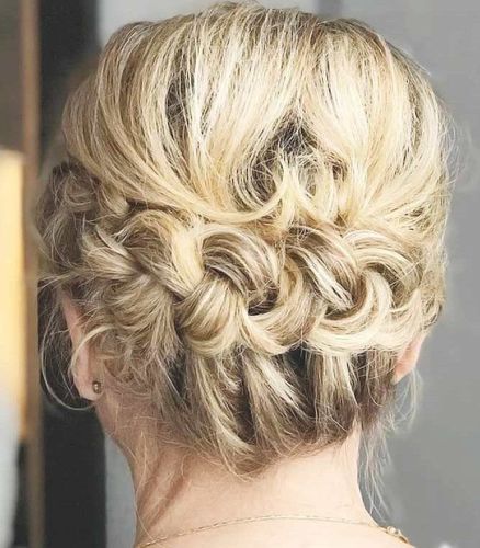 4. Chic Updo Braid Hairstyle